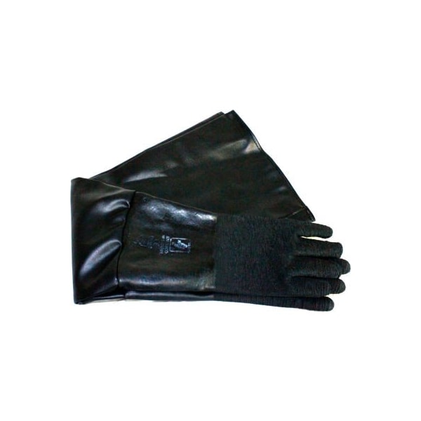 S And H Industries ALC 40250 Cloth Lined Blast Gloves, Rubber 40250 - main